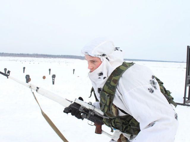 Разведчики на учениях в Мулино