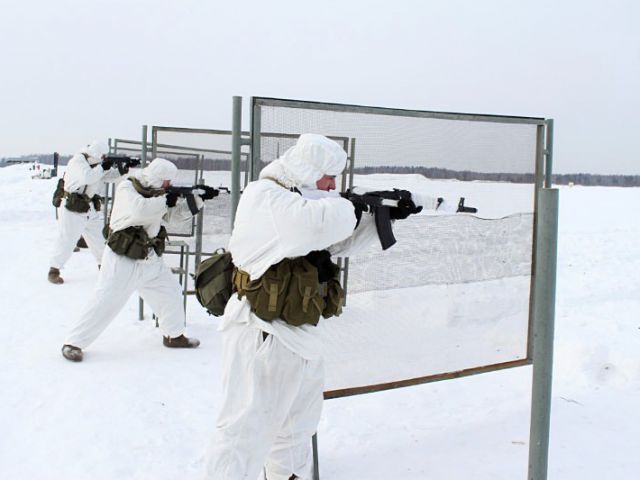 Разведчики на учениях в Мулино